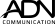 Logo Adn communication